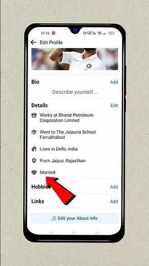 How To Update Relationship Status On Facebook Profile #shorts