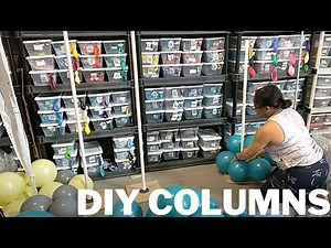 DIY Balloon Columns - Balloon Column Tutorial - How to make a balloon column? 2022