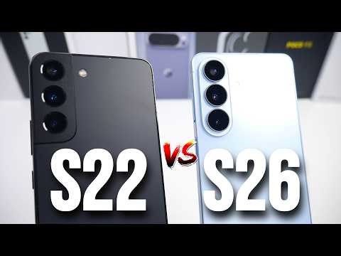 Samsung Galaxy S26 VS Galaxy S22! Should You Upgrade? (Camera Comparison, PUBG & Speed & More)