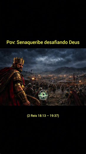 A história acontece em 2 Reis 18:13–19:37 e conta quando Senaqueribe afronta Judá e Deus. Após a oração de Ezequias, o Senhor envia um anjo que destrói 185 mil soldados assírios em uma noite. #deus #jesus #biblia #cristao #evangelho