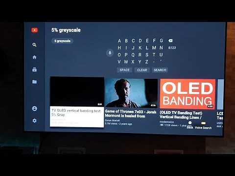 LG C9 OLED burn in and vertical banding test