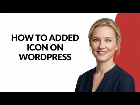How to Added Icon on Wordpress - Julia'sTutorials
