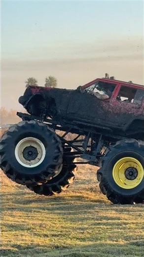Jeep life! Rev limiter xj Cherokee wheelie plant bamboo trucks gone wild mid bog