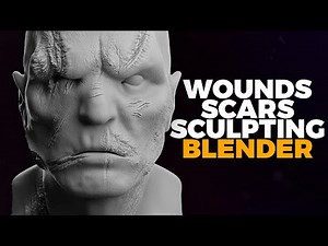 250 Wounds & Scars Brushes for Blender | Asset Browser Ready
