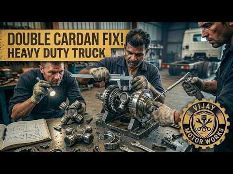How to fit a double cardan drive shaft like a pro #vijaymotorworks
