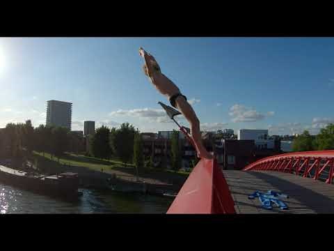 Extreme Bridge Jumping and Rope Swing in Amsterdam