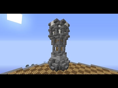How to Build a Medieval Pillar in Minecraft