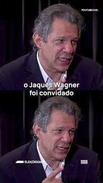 🔥Haddad made it clear: he doesn't run for office for personal gain, but out of duty to Brazil🔥