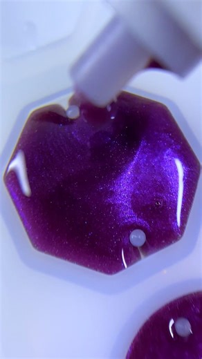 I Made a Purple Crystal Gem #diy #craft #satisfyingvideo