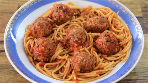 How to make meatballs that don’t fall apart then finish them in sauce