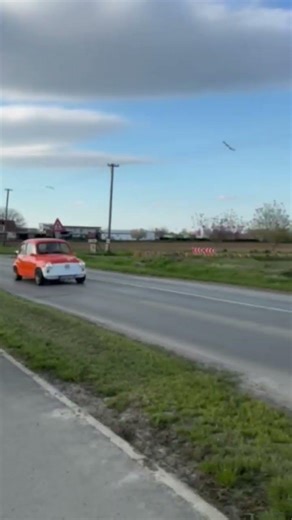 Fićo and Abarth at Lukoil beetwen Tenja and Osijek