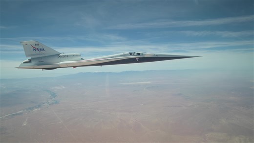 NASA’s X-59 Completes First Wheels-Up Flight