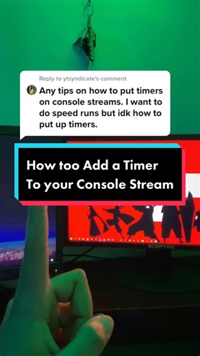 Reply to @ytsyndicate How to Add a Timer too your Console Stream! #streamertips #streamingtips #twitch #twitchstreamer #learnontiktok #fyp