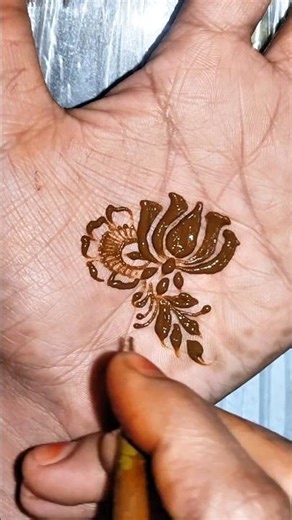 lotus flower mehndi design #mehndi
