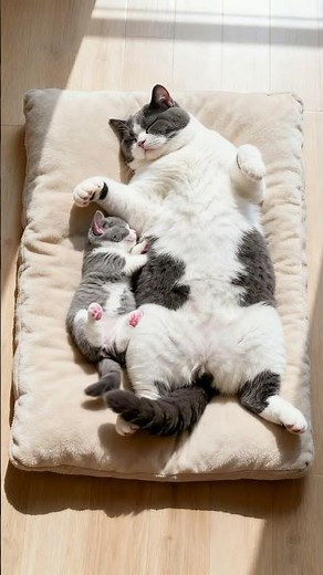 Watch These Cats Cuddle in the Sun!