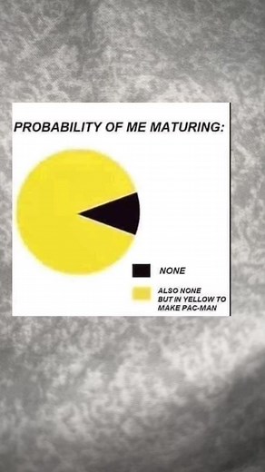 Humorous Pie Chart on Maturity Probability