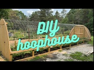 DIY Hoop House/High Tunnel at Off Grid Homestead.