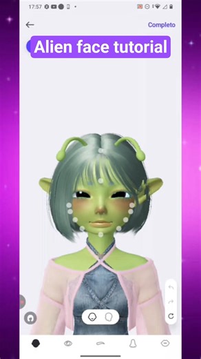 alien face tutorial #zepeto