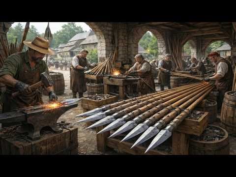 Inside the Medieval Pike Workshop: Why Spears Became So Long (Full Process)