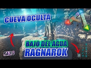 ARK PS4 🇪🇸 CUEVA OCULTA BAJO DEL MAR RAGNAROK