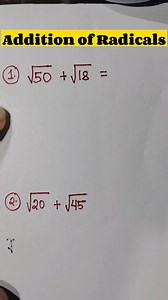 Simplifying Radicals #MathReview #reelsviral | Mathematics Tutorial