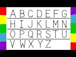 Abc, Abcd tracing for kids, Alphabet tracing| Tracing video| Abc tracing and colouring