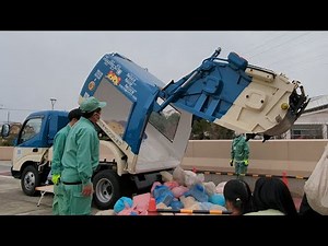 川崎市スケルトンごみ収集車