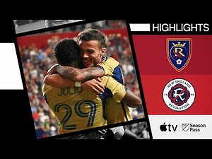 Real Salt Lake vs. New England Revolution | Full Match Highlights | August 31, 2024