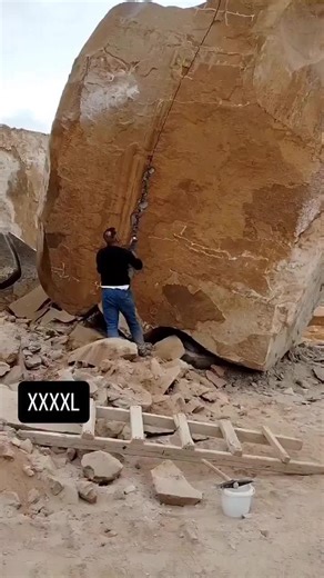 to break a rock