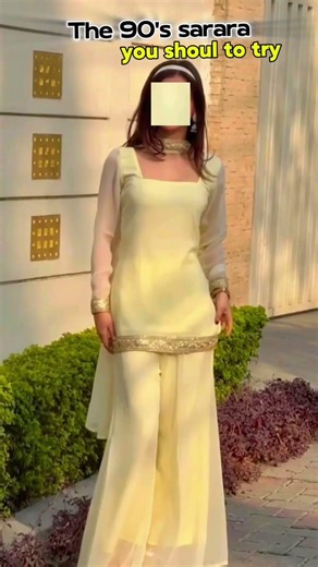 90s Sharara Styles You Must Try! #90sFashion #ShararaSuit ✨