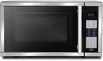 Countertop Microwave Ovens 0.7 Cu. Ft. 700 Watts Microwave Oven With LED Lighting,Turntable and Child Lock,Compact Microwave Perfect for Apartments and Dorms,Easy Clean Interior, Black