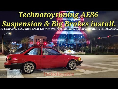TechnoToyTuning AE86 BEST COILOVERS, BIG BRAKES & More for ALL OLDSCHOOL TOYOTAS