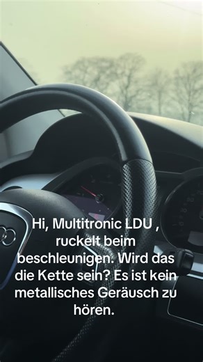 Troubleshooting Multitronic LDU Ruckeln beim Beschleunigen
