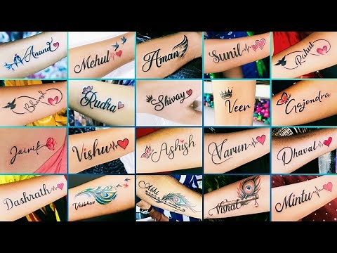 22 Name tattoo on Hand | Very Popular Name tattoo ideas for men | Stylish Boys name tattoos