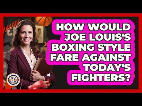 How Would Joe Louis's Boxing Style Fare Against Today's Fighters? - Epic Sports Tales