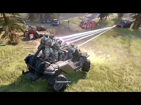 Halo Infinite when you give all your marines the Arcane Sentinel Beam Gun... #HaloInfinite #Halo