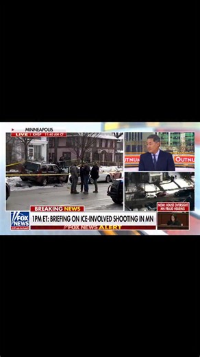 🚨BREAKING — ICE-involved shooting in Minneapolis ICE: Violent rioter attacked ICE with her vehicle, attempting to run over law enforcement officers. Perpetrator is now deceased. Reporting by Fox News Senior Correspondent Mike Tobin. This is an evolving situation. Stay tuned for more details. | Outnumbered Fox News