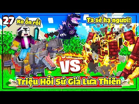 MINECRAFT THỜI ĐẠI KHỦNG LONG * TẬP 27 | LỘC CÙNG KHỦNG LONG BẠO CHÚA TRIỆU HỒI SỨ GIẢ LỬA THIÊN😱🔥