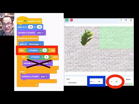 Scratch: Verzweigungen mit verknüpften Bedingungen (UND, ODER, NICHT)