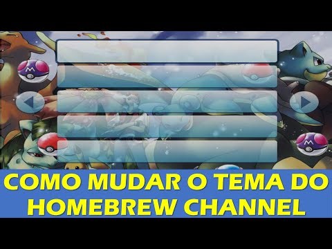 COMO MUDAR O TEMA DO HOMEBREW CHANNEL - INSTALAR TEMAS PERSONALIZADOS - NINTENDO WII - TUTORIAL
