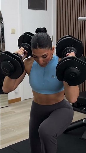 Lower Body Workout | Adjustable Dumbbells (24kg Home Workout)