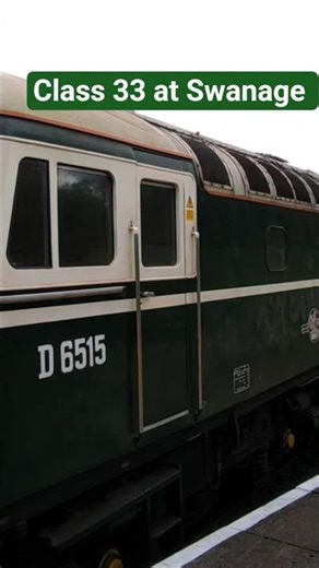Class 33 at Swanage, today.