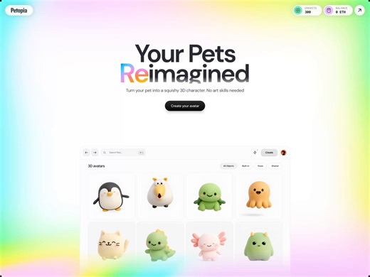 Once you try @framer shaders, flat backgrounds feel illegal 😂Built this Pet Avatar hero with 3 of them:1. Holo for Background2. Liquid gradient for Text3. Chromatic Aberration for Button