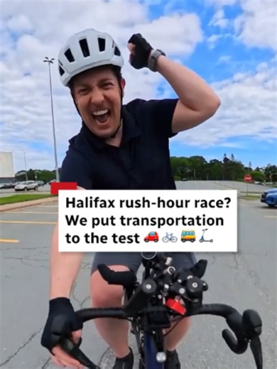 In rush hour traffic, what's the fastest way to get around? We're putting Halifax's new active transportation infrastructure to the test. The CBC's Tom Murphy drives his car, Haley Ryan takes the bus, Alex Guye zooms on a scooter and Brett Ruskin rides his bike: who will be victorious? #traffic #halifax #transportation #cbc #rushhour