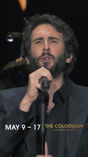 I’m thrilled to announce GEMS, my first ever Exclusive Las Vegas Engagement May 9 – 17 at The Colosseum at Caesars Palace. Get your tickets now and join me in Vegas. | Josh Groban