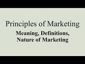 Principles of Marketing | Introduction | B.COM | Semester V