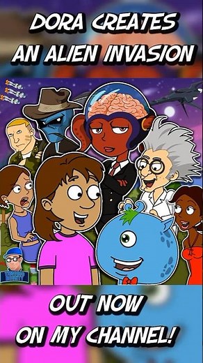 Dora Creates An Alien Invasion & Gets Grounded - OUT NOW! #goanimate #doragetsgrounded