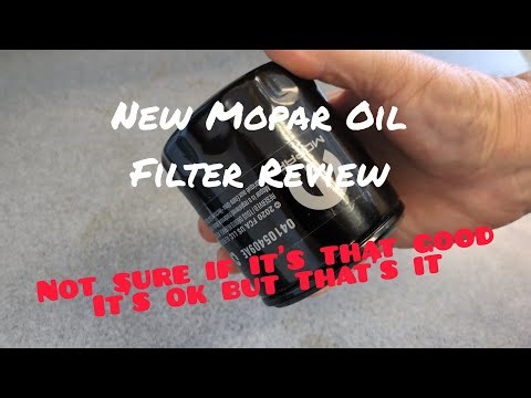 New Mopar oil filter Review