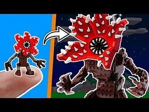 Lego Stranger Things 5: I Made Demogorgon 100 Days Hardcore Evolved Monster in Lego