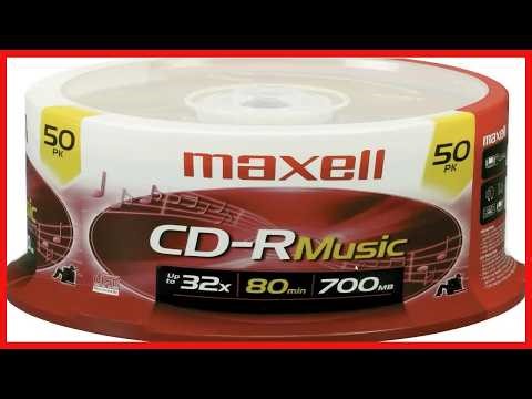 Maxell 80-Minute CD-R Music Discs: Reliable, High-Quality Recording for Your Music Collection